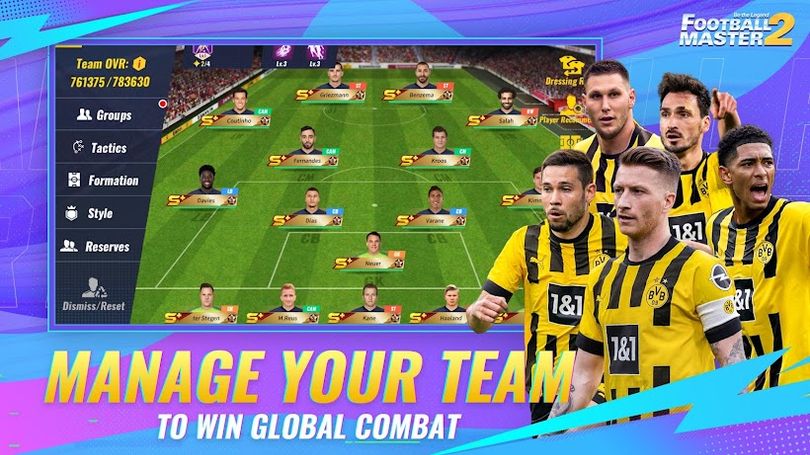 Hình ảnh Football Master 2 MOD Vô Hạn Tiền