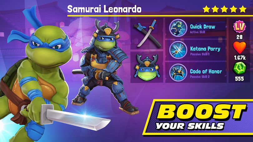 Hình ảnh Ninja Turtles MOD Vô Hạn Tiền