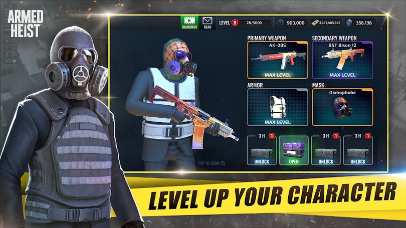 Hình ảnh PAYDAY 2 Mobile MOD Vàng