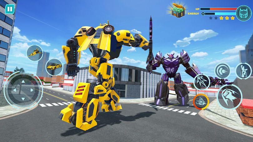 Hình ảnh Robot Car Transform War Games MOD Kim Cương