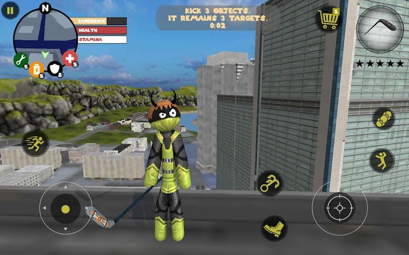 Hình ảnh Stickman Rope Hero MOD Vô Hạn Tiền