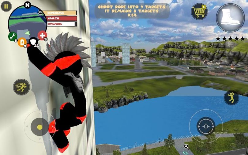 Hình ảnh Stickman Rope Hero MOD Menu