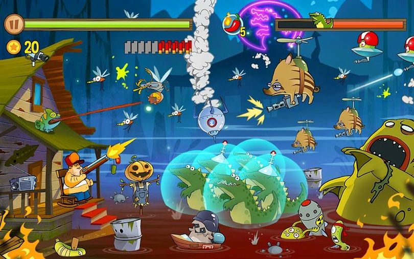 Hình ảnh Swamp Attack MOD Vô Hạn Tiền