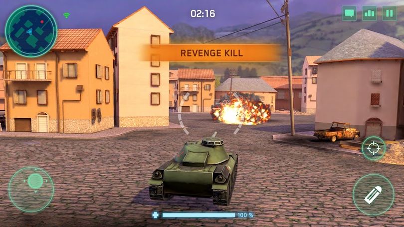 Hình ảnh War Machines: Tanks Battle Game MOD Unlimited money gems diamond everything