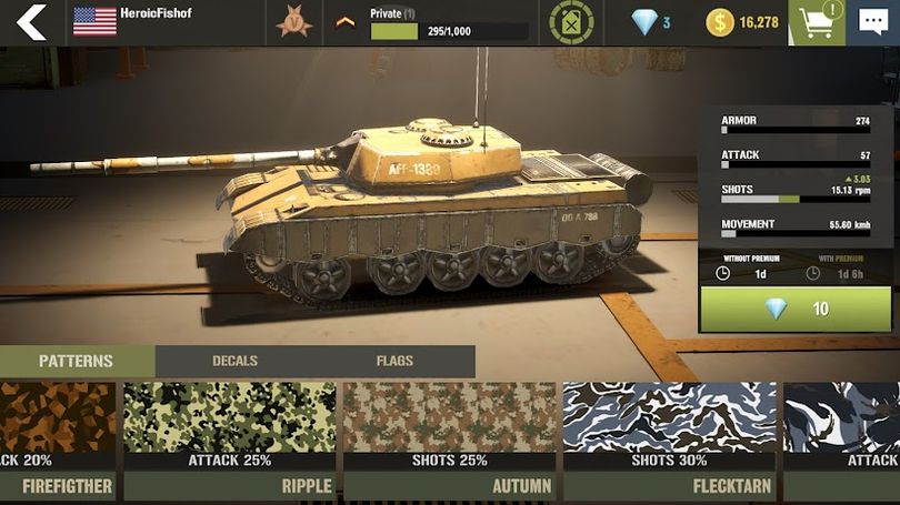 Hình ảnh War Machines: Tanks Battle Game MOD Menu