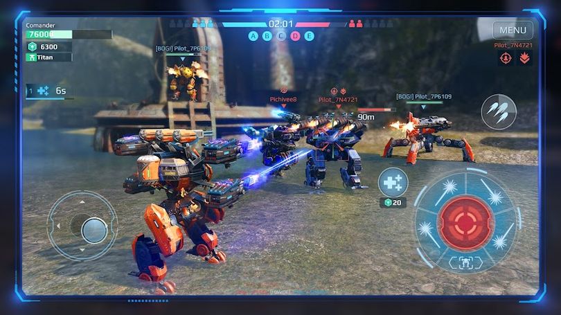 Hình ảnh War Robots Multiplayer Battles MOD Vô Hạn Tiền